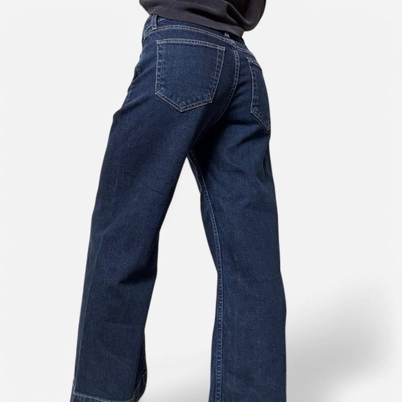 Classic Blue Flare & Wide Leg Jeans - Picture 3 of 8